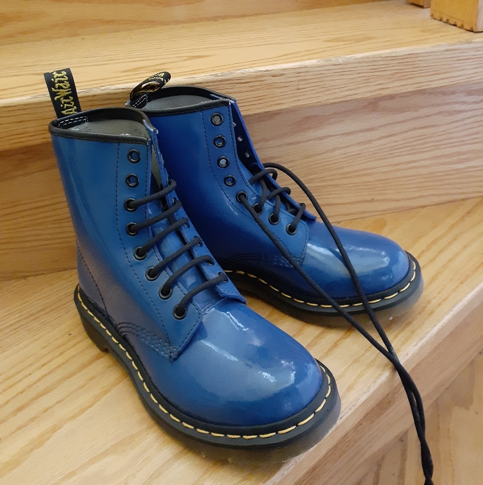 Blue dr. martens